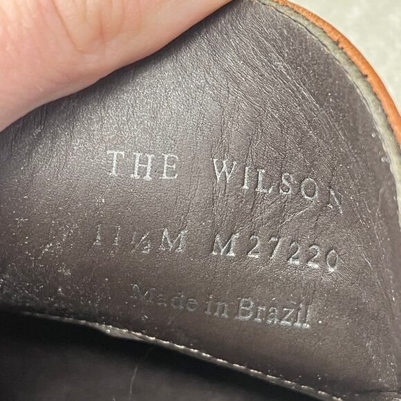 Helm The Wilson Loafers Brown Leather Slip On Dress Shoes Mens 11.5 main image 6